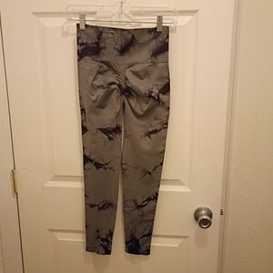 Men's Gray and Black Tie-Dye Pants